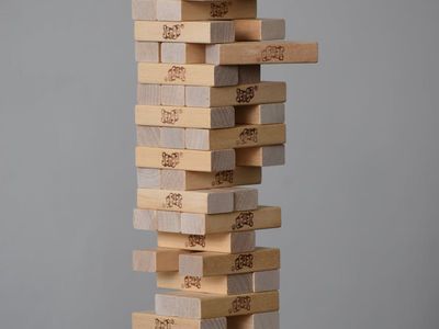 Wooden blocks representing balance and stability.